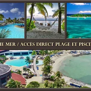 Appartement Vue Mer&accès Direct à La Avec Magnifique Piscine, Saint-Francois (Grande-Terre)